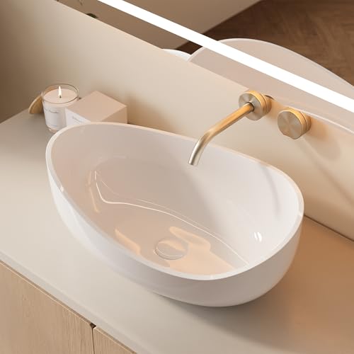 Weibath 22.44'' Oval Vessel Sink