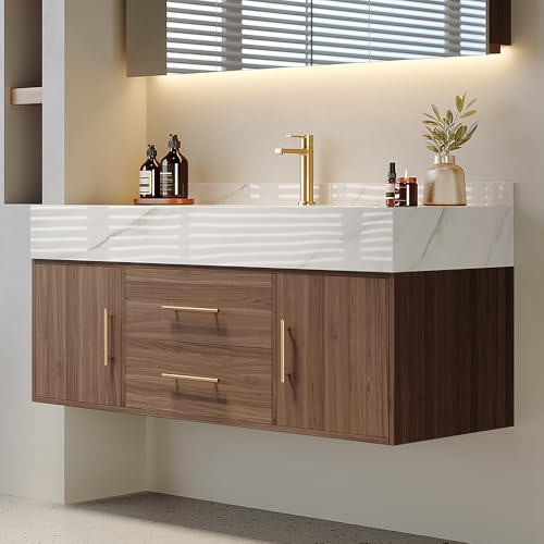 Weibath Floating Bathroom Vanity with Sink